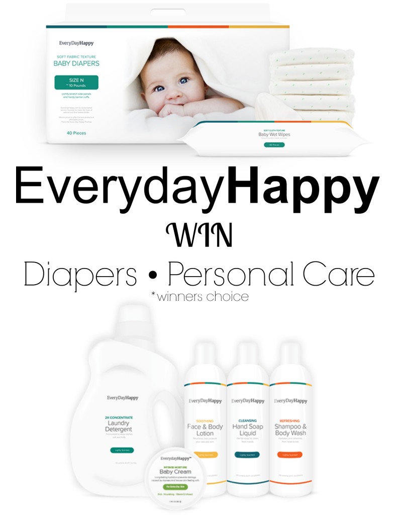 Everyday Happy #Giveaway| Natural Care Products for Baby & Home  [ad]