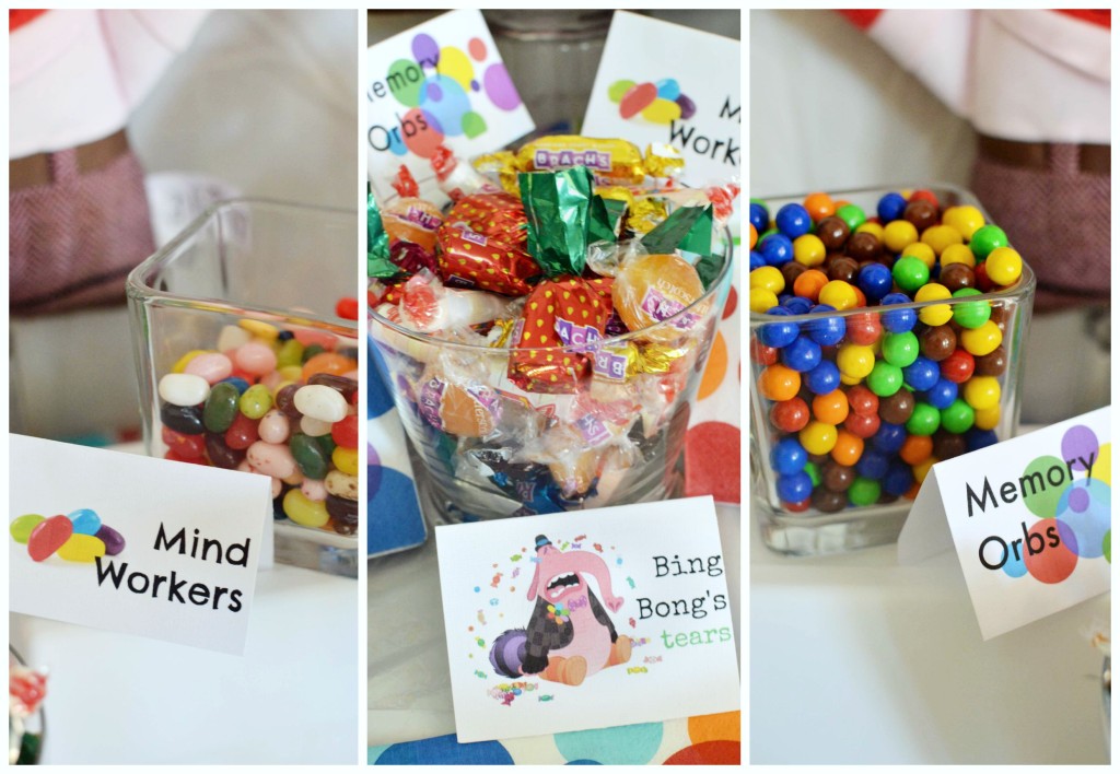 Inside Out party food menu + FREE printable food tent #InsideOut #Disney #Pixar