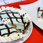Mint Chocolate Chip Ice Cream Pie #recipe | #IceCreamHero [ad]