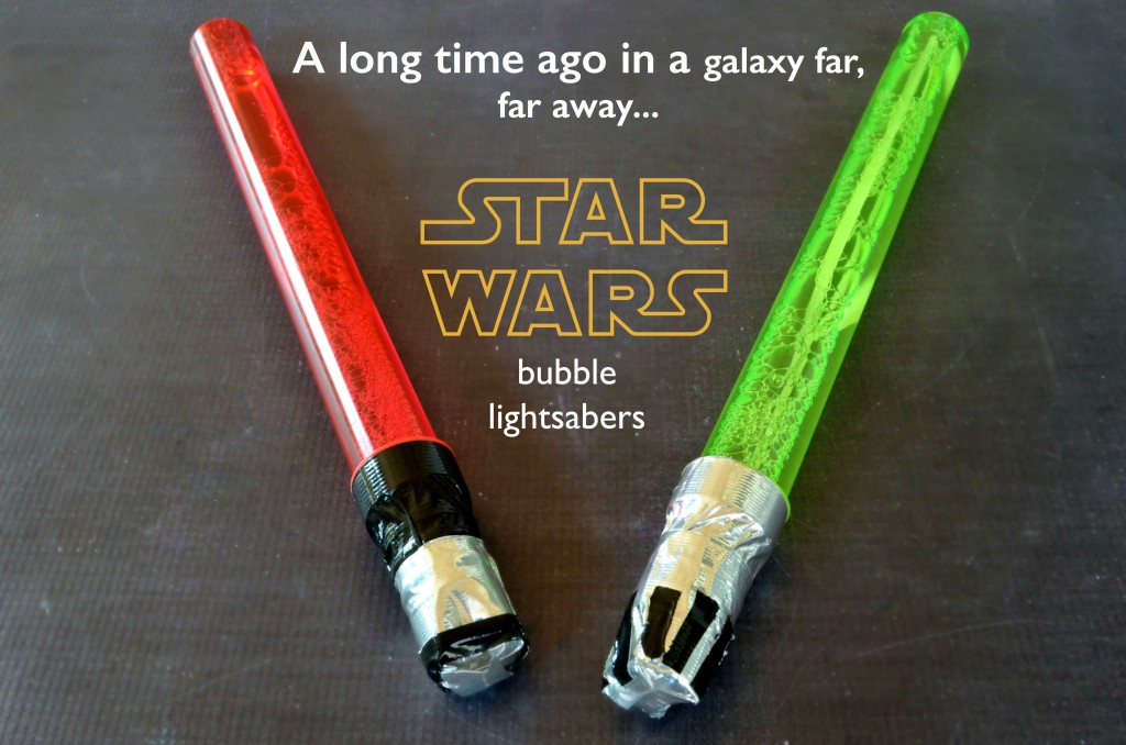 Lightsaber Bubbles: Star Wars Party Favor #ForceFriday