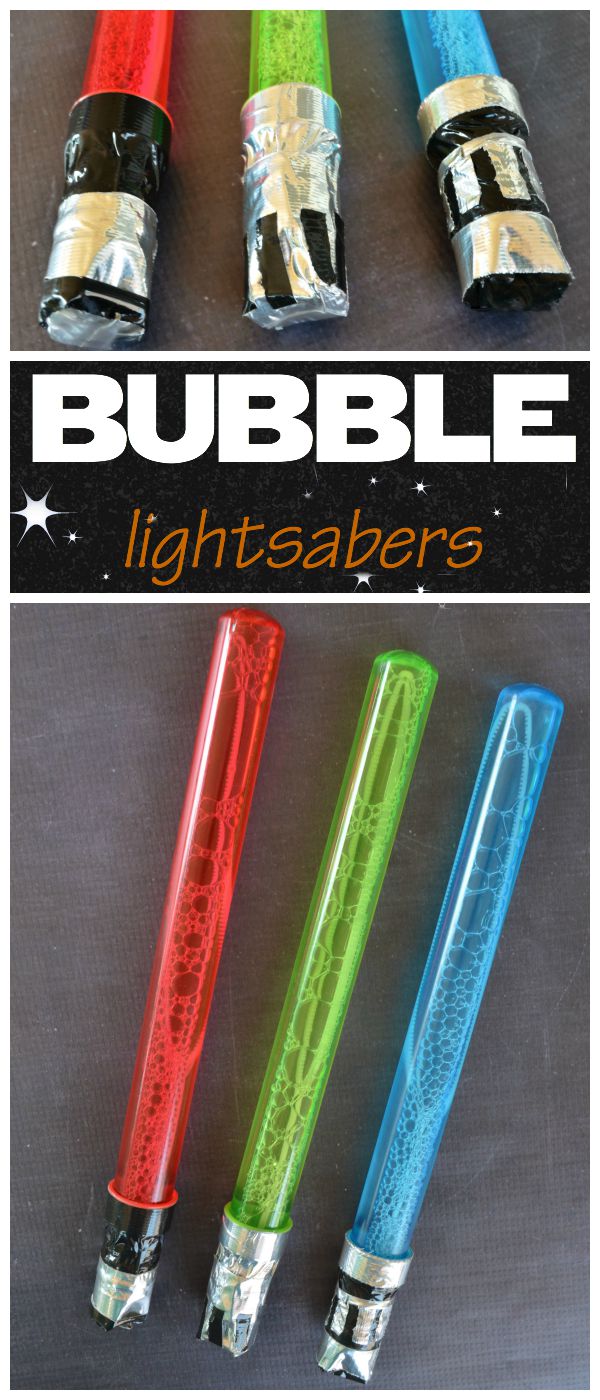 Lightsaber Bubbles: Star Wars Party Favor #ForceFriday