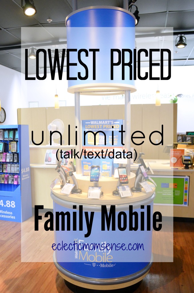 Selecting a Lowest Priced Unlimited Family Mobile Plan #FamilyMobileLive ad