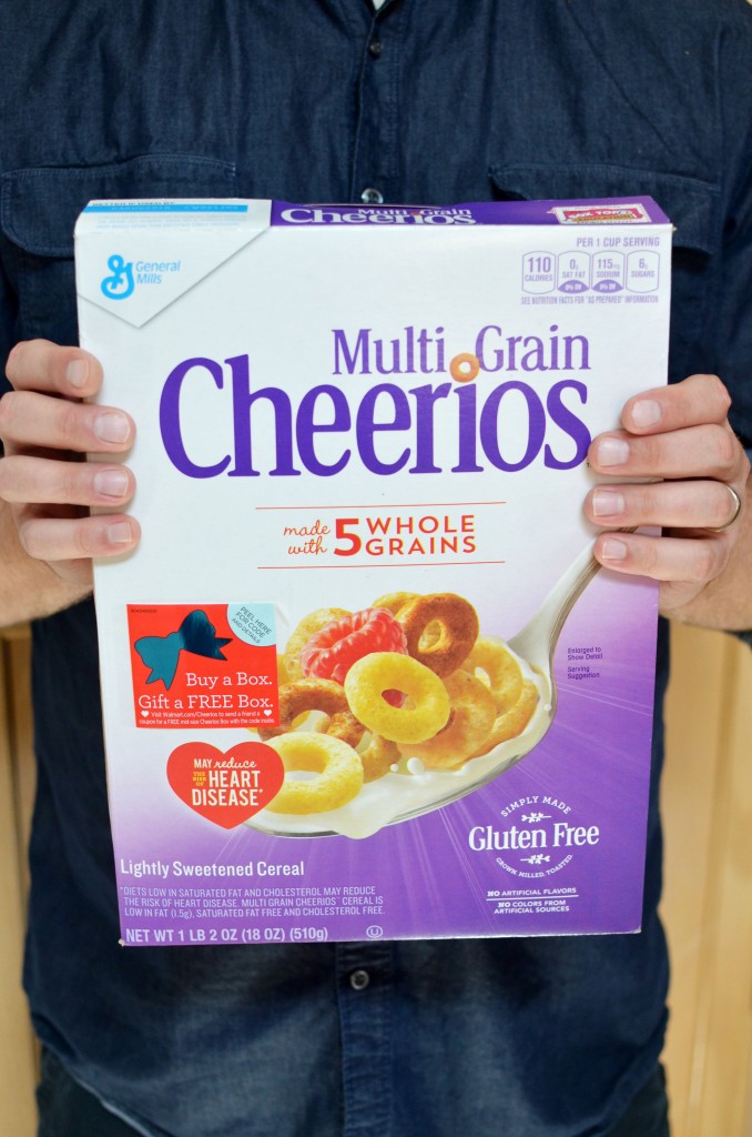 Blueberry Multi Grain Cereal Bars | Plus #GiveABox of @Cheerios to a friend! [ad]