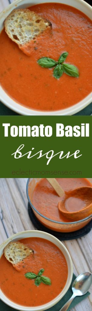 Tomato Basil Bisque - Eclectic Momsense