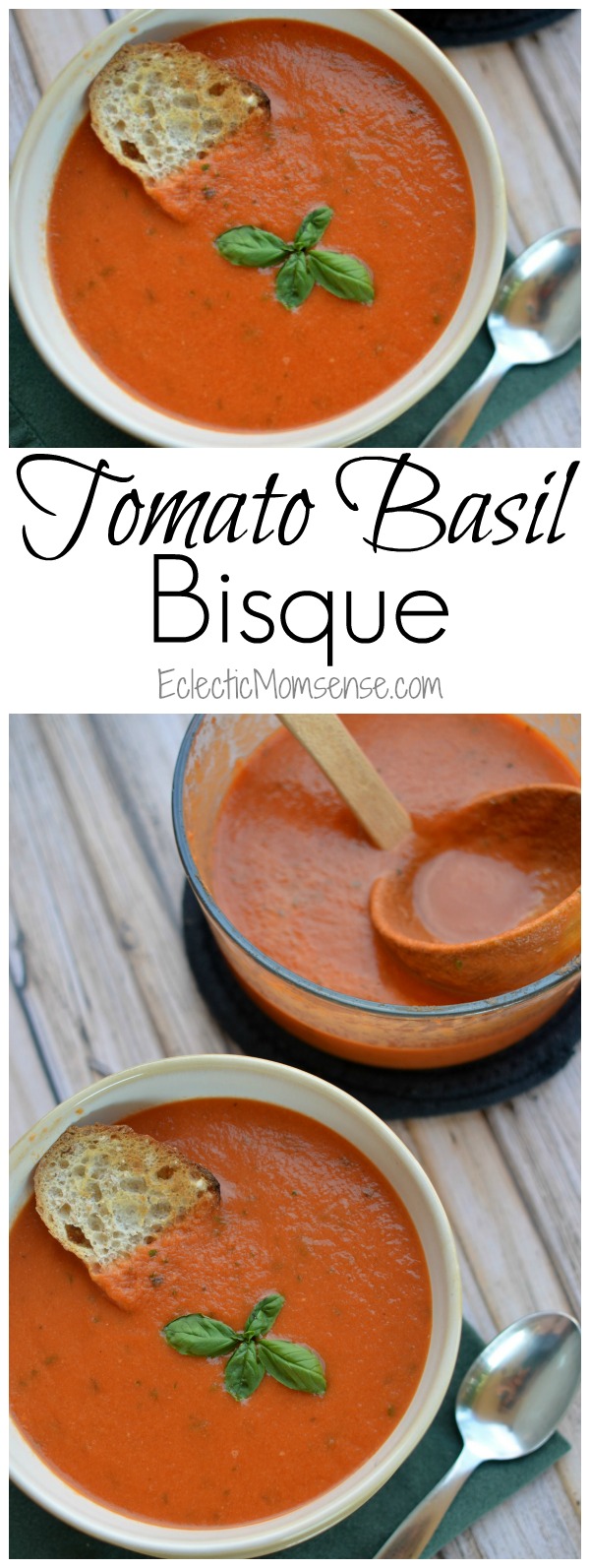 Tomato Basil Bisque - Eclectic Momsense