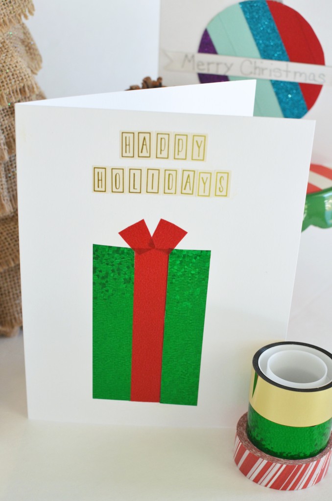 Easy DIY Cards- Create inspiring holiday cards in under an hour. #CraftAmazing AD
