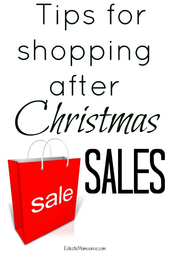 Make the Most of After Christmas Sales Eclectic Momsense