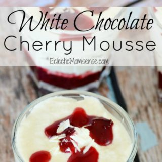 White Chocolate Cherry Mousse |