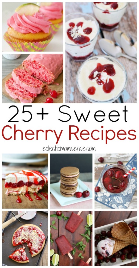 25+ Cherry Recipes | roundup of classic and creative cherry recipes. 