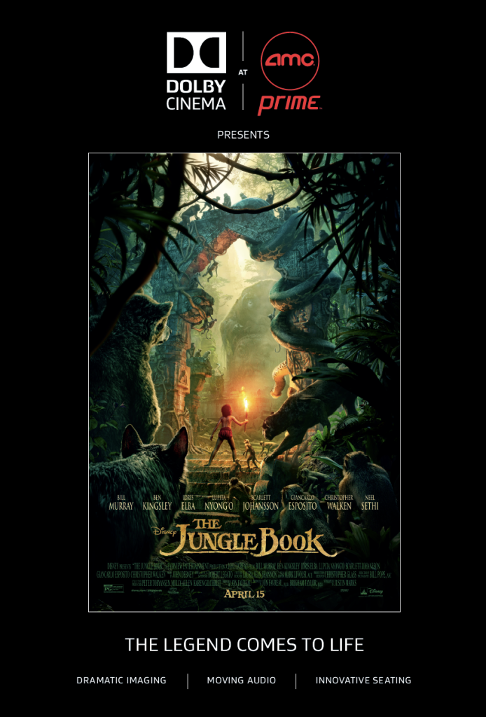 Let the adventure begin with a chance to see The #JungleBook at #DolbyCinema #ShareAMC Desert Ridge 4/16!