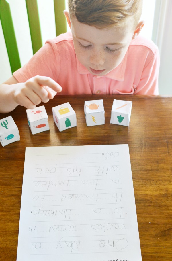 Story Cubes | Printable Boredom Buster Activity Sheets | Kick the summer boredom slump with these sets all ready for creativity and adventure.