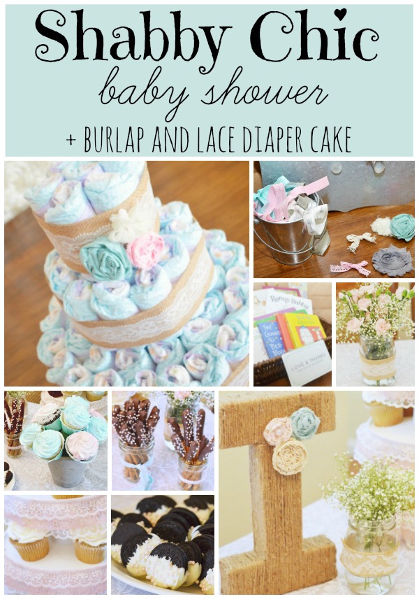 Shabby chic best sale baby shower