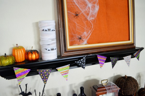 Glittery Halloween Banner - Eclectic Momsense