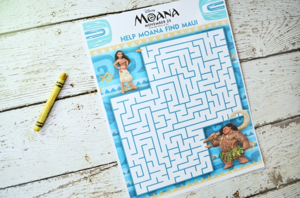 FREE Moana printable coloring sheets and activities. Plus watch a clip of the song "Your Welcome".