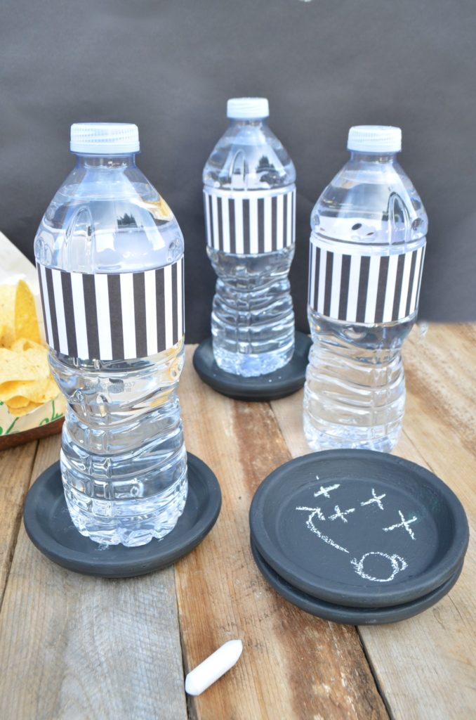 DIY Drink Containers + Football Coasters #ad #HandsOnCrafty