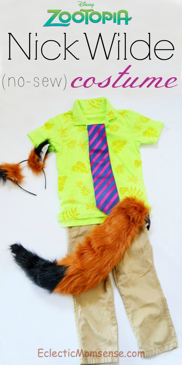 Nick Wilde Costume Eclectic Momsense