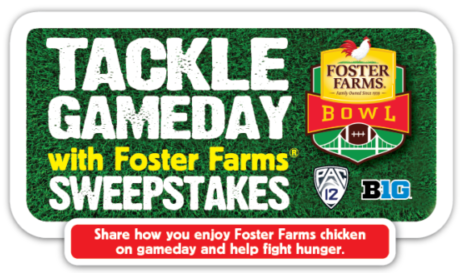 #FosterFarmsGamedaySweepstakes