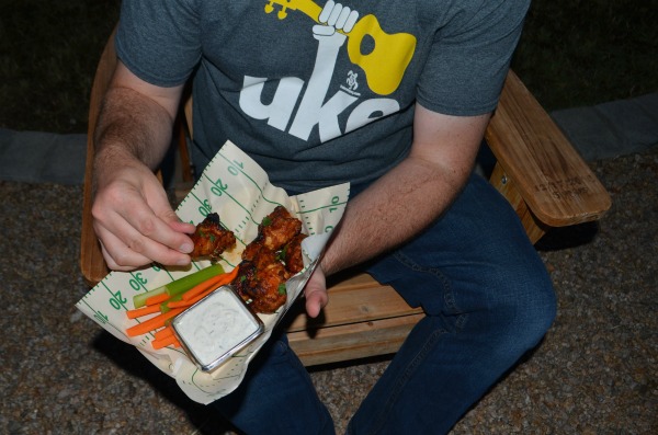 Foster Farms Honey BBQ Wings with Cilantro Lime Ranch Dip recipe.