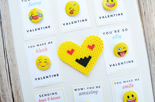 Printable Emoji Valentine