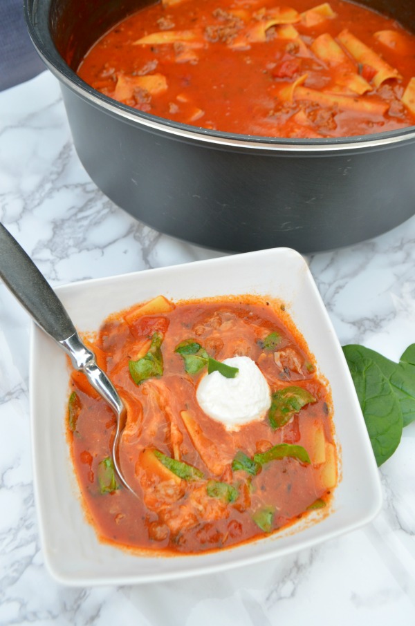 Lasagna Soup