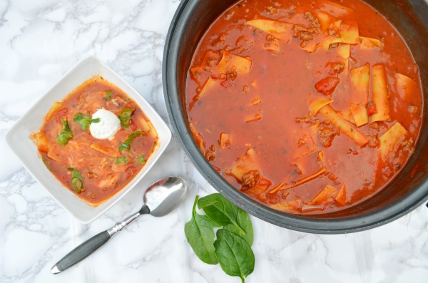 Lasagna Soup