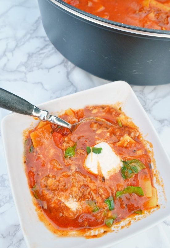 Lasagna Soup