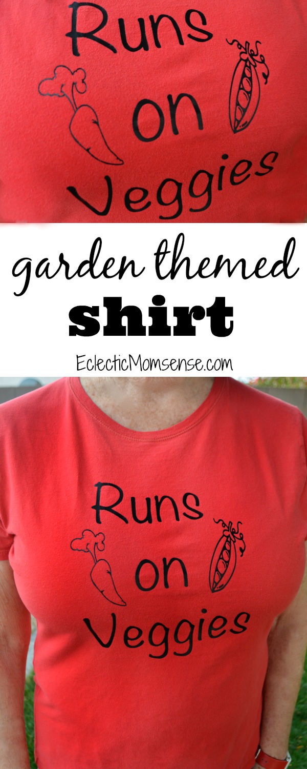 The secret to long lasting heat transfer shirts. Plus a fun garden themed shirt design.