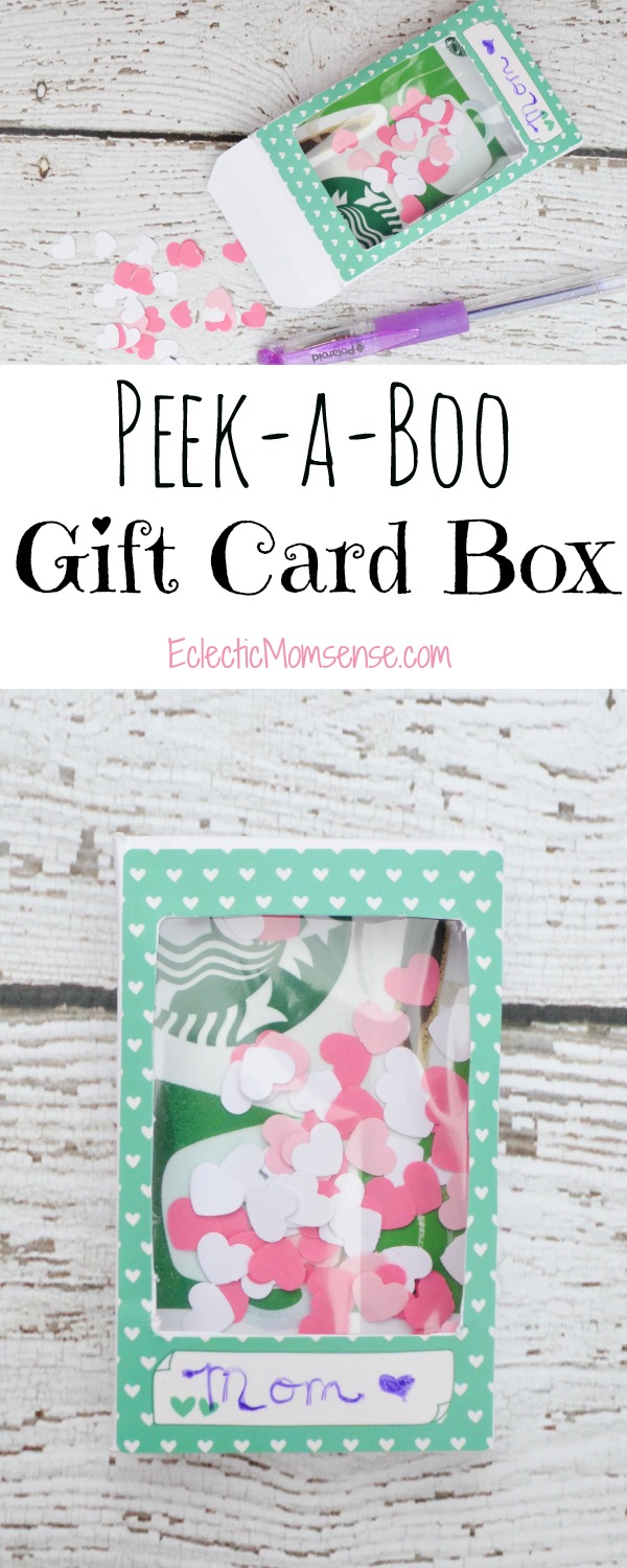 Easy printable gift card box perfect for Valentine's Day AND a crafty giveaway from Polaroid. #ad