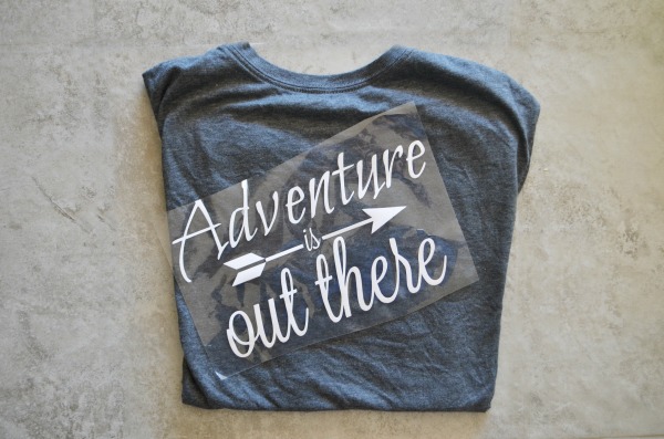 Adventure t-shirt steps