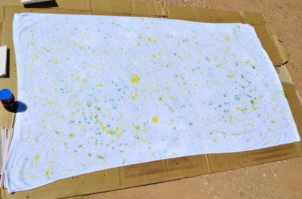 Splatter Paint Beach Towels.