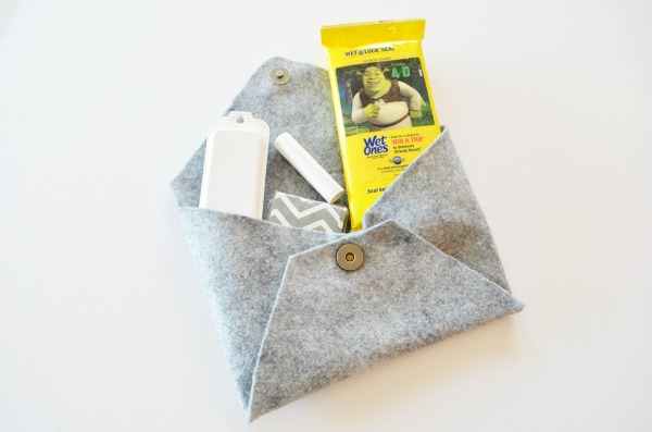 No-Sew Felt Envelope Pouch