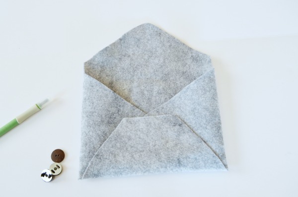 No-Sew Felt Envelope Pouch