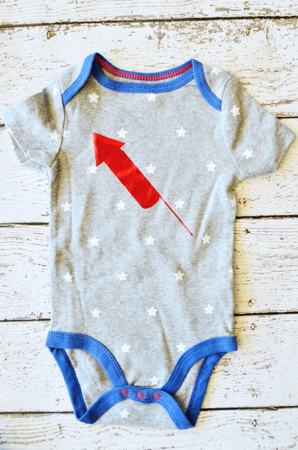 Patriotic Firecracker Onesie