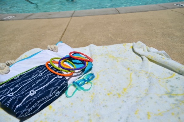 Splatter Paint Beach Towels.