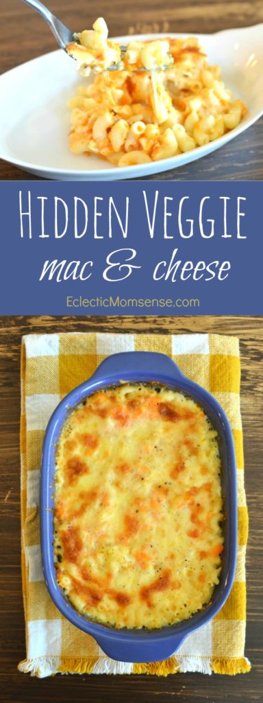 Hidden Veggie Mac and Cheese.