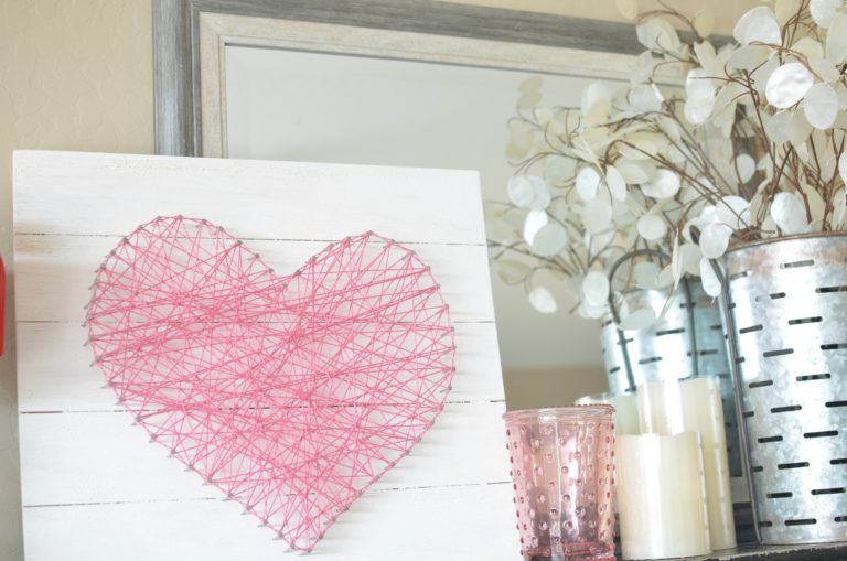 DIY Heart String Art - Eclectic Momsense