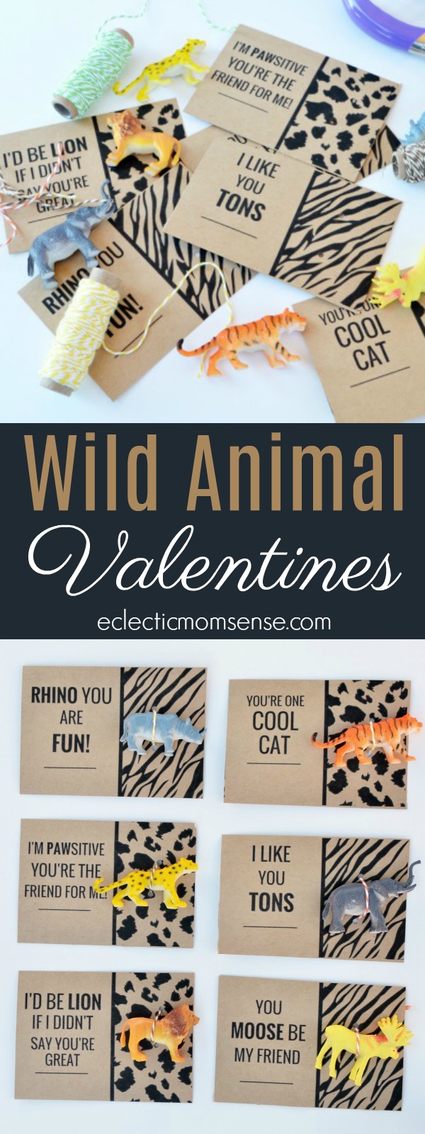 wild animal valentines