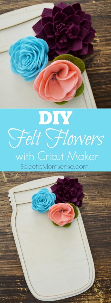 Cutting felt with Cricut Maker to Create DIY flowers!