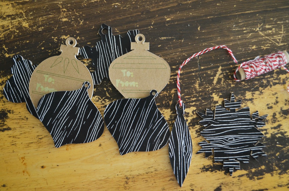 ornament gift tags