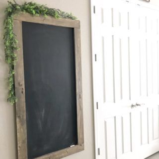 diy Oversized Rustic Chalkboard