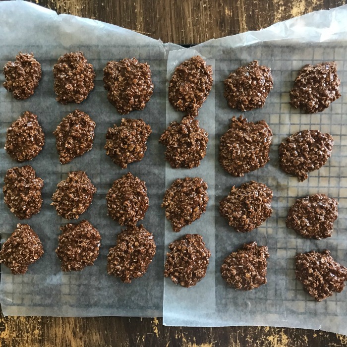 peanut butter chocolate no bake cookies