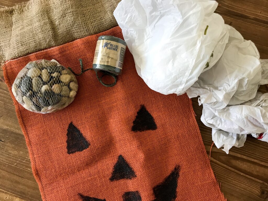 burlap fall craft