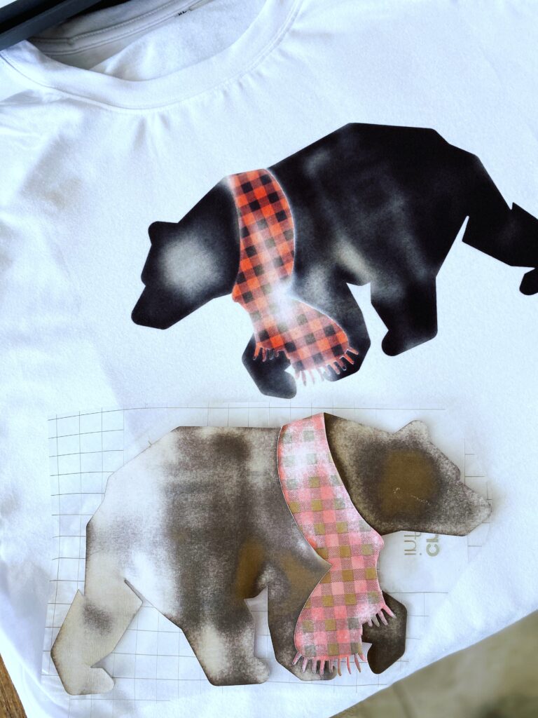 infusible ink transfer bear