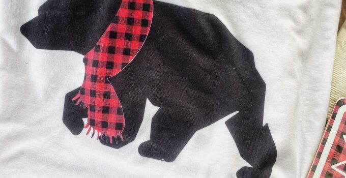 bear matching holiday pajamas